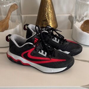 Nike Black and Red Athletic Shoes men’s 12 Giannis EUC